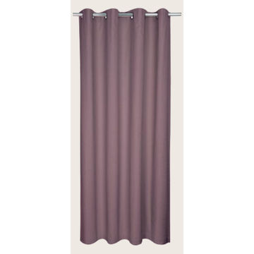 Lined eyelet curtain velvet blush 140x250cm