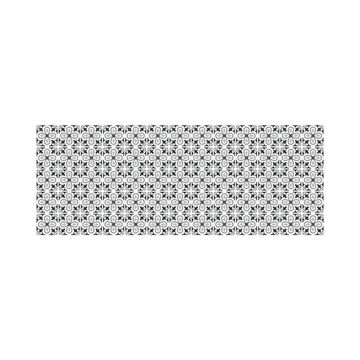 Kitchen mat adrianie black and white 50x130cm inspire