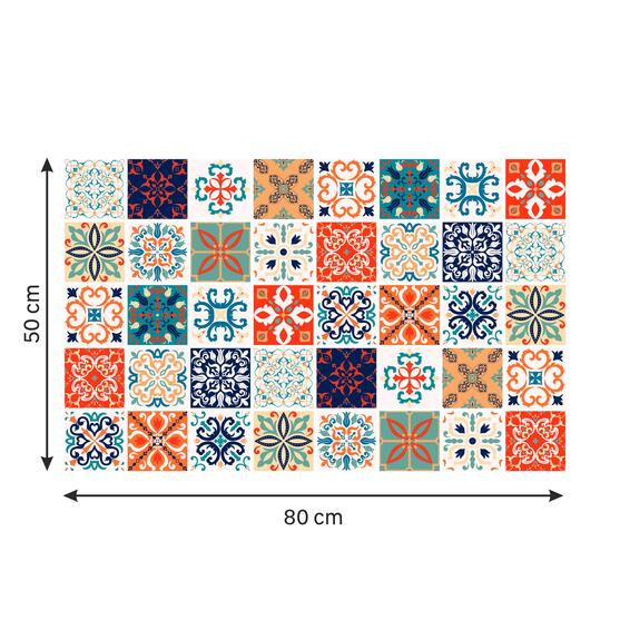 Kitchen mat celanie multicolor 50x80cm inspire