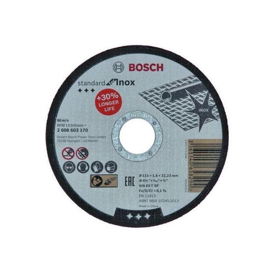 STRAIGHT CUTTING STANDARD INOX 115MM