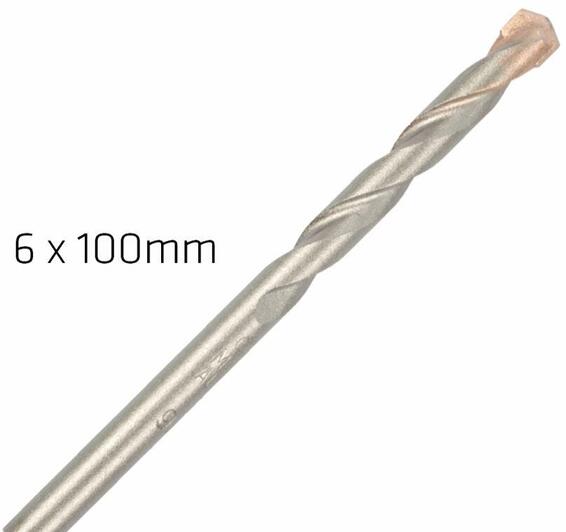 Masonry drill bit long life 6X100mm