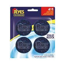 TOILET BLOCK JEYES 4 PACK FLORAL 45G