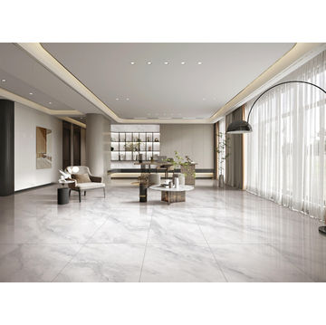 Floor tile por agregado light grey polished 600x1200mm