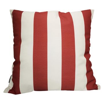 Naterial Deco Cushion Wide Polycotton 45x45cm Red Cocktail