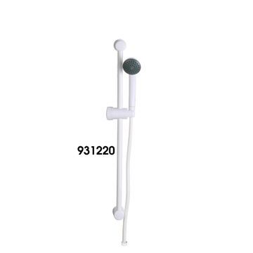 Hand shower rail set 1jet acs white simple