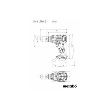 METABO CORDLESS HAMMER DRILL | SB 18 LTX BL Q I