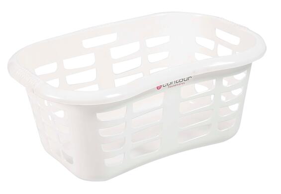 Hipster Linen Bin-Laundry Basket White