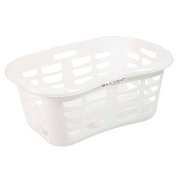 Hipster Linen Bin-Laundry Basket White