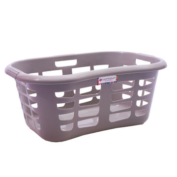 Linen Bin Laundry Basket Mushroom