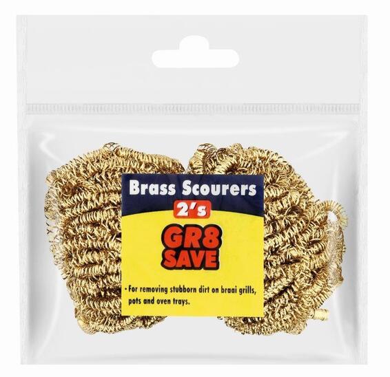 GR8 SAVE BRASS SCOURERS 2 PACK
