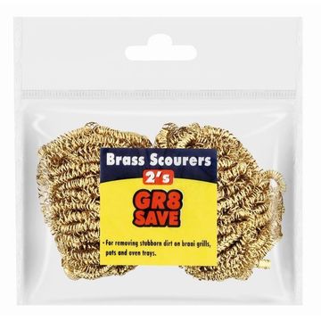 GR8 SAVE BRASS SCOURERS 2 PACK