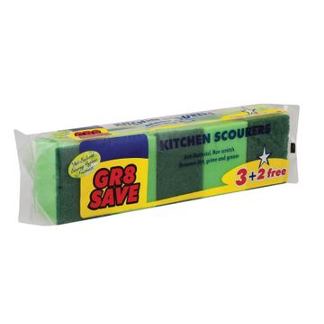 GR8 SAVE ANTI BAC SPONGES 3 PACK 2 FREE