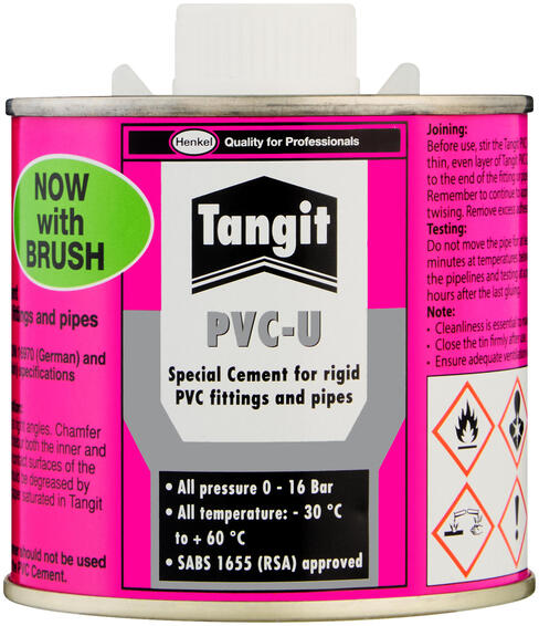 Tangit Pvc-U 250 Ml Tin + Brush X 20