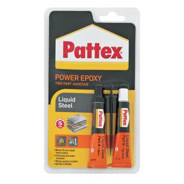 Power epoxy liquid steel 22ml pattex