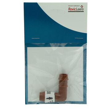BROWN DRIP ELBOW 17MM MDA 217