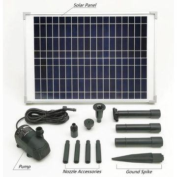 SOLAR PUMP KIT 1400L/H & PANEL & NOZZLE