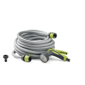 Gf aqualight light weight garden hose pipe 12mm x 15m kit