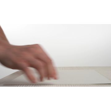 Roller blind black out pluton white 40/36x140cm