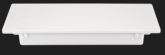 Pvc trunking stop end 100x40mm (1) p/p