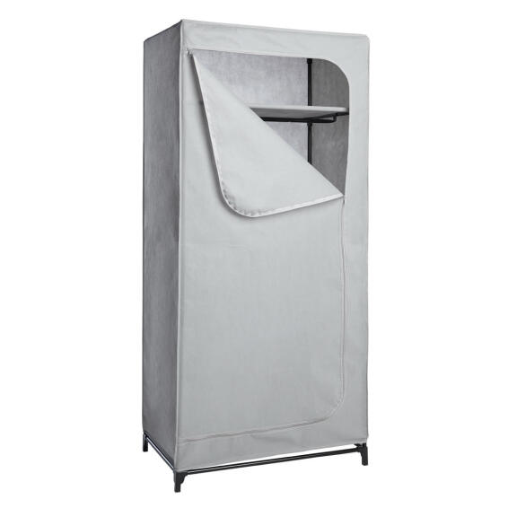 Portable Wardrobe With 1 Shelf H160xW75xD45cm
