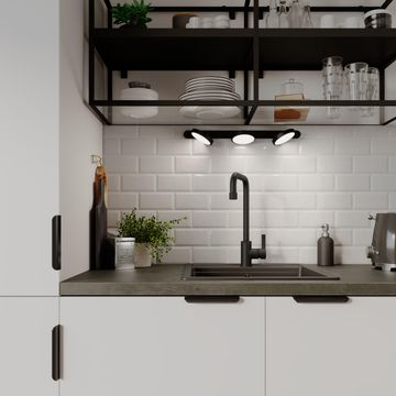 Delinia indus kitchen tap matt black 