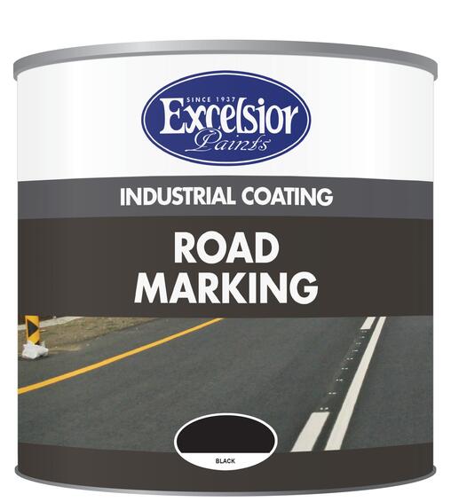 Road marking paint black 1l
