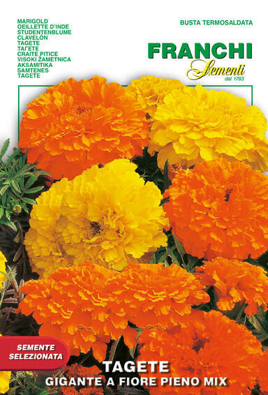 SEED- MARIGOLD-GIGANTE A FIORE PIENO MIX