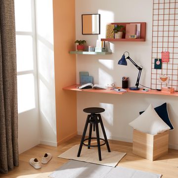 DESK LAMP E27X1 H55CM METAL DENIM INSP
