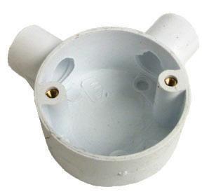 Conduit box 2 way 180Â° 20mm