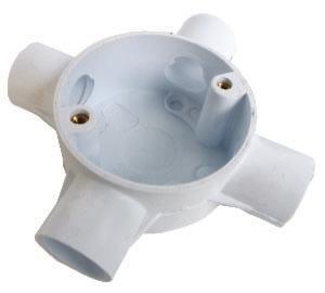 CDUIT BOX 25MM 4W SIDE
