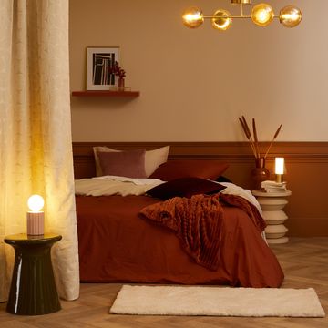 Table lamp ceramic glossy bistro5 e27x1
