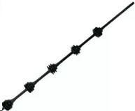 Electric fence bracket straight B round 5L