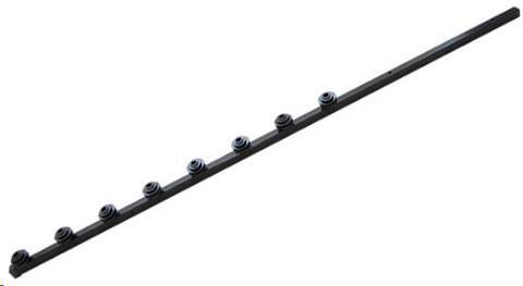 Electric fence bracket straight square tube 8L