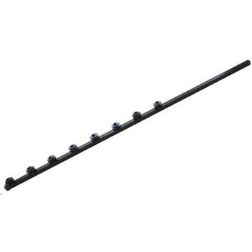 Electric fence bracket straight square tube 8L