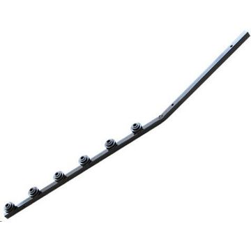 Electric fence bracket angled B square tube 6L