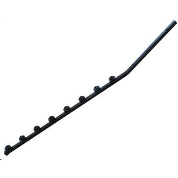 Electric fence bracket angled B square tube 8L