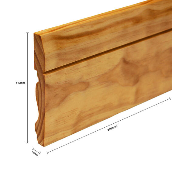 Esstee timbers pine skirting onyx reversible T140mm x W19mm x L3000mm
