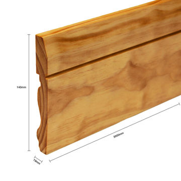 Esstee timbers pine skirting onyx reversible T140mm x W19mm x L3000mm