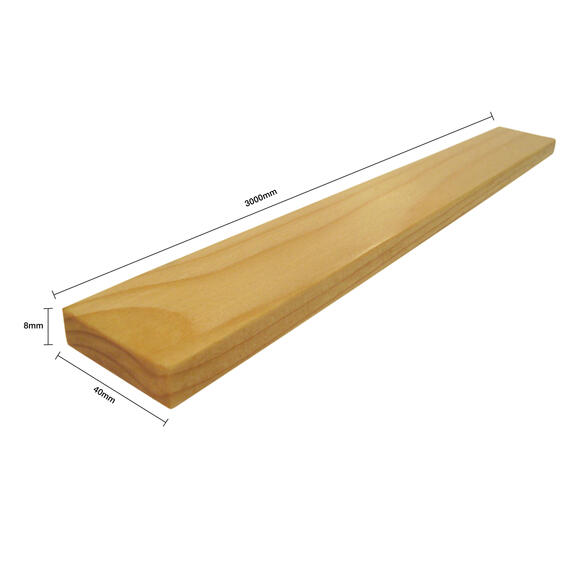 Esstee timbers pine coverstrip T40mm x W8mm x L3000mm