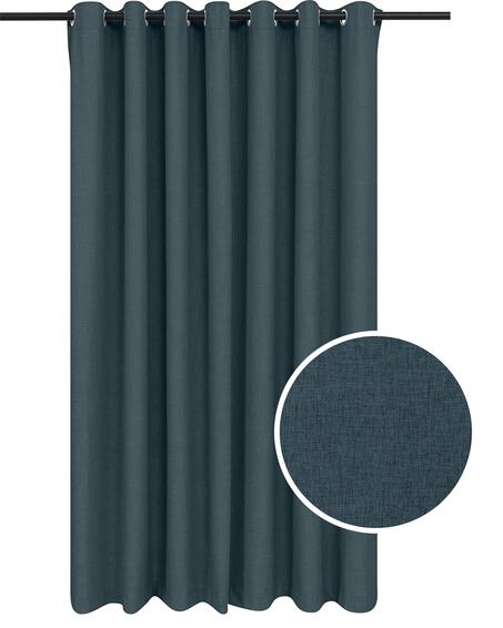 Porscha blockout eyelet blue 260x250cm