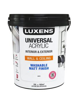 Luxens Universal Acrylic Grecian White20L