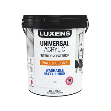 Luxens Universal Acrylic Grecian White20L