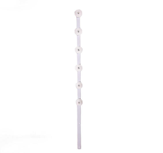 Electric fence bracket tube angled W 6L