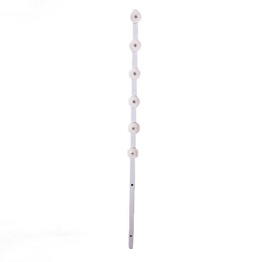 Electric fence bracket straight square tube 6L