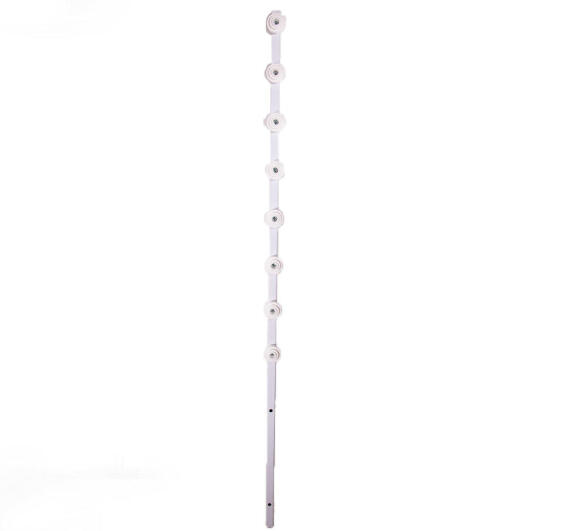 Electric fence bracket straight square tube 8L