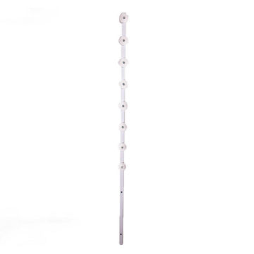 Electric fence bracket straight square tube 8L