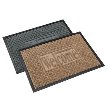Doormat lenzo  dark grey 40x60cm inspire