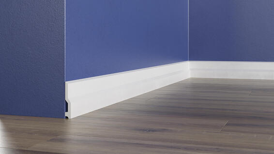 Skirting paintable beval 90x16x2400mm