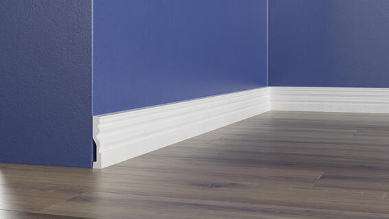 Skirting paintable grand 90x16x120mm