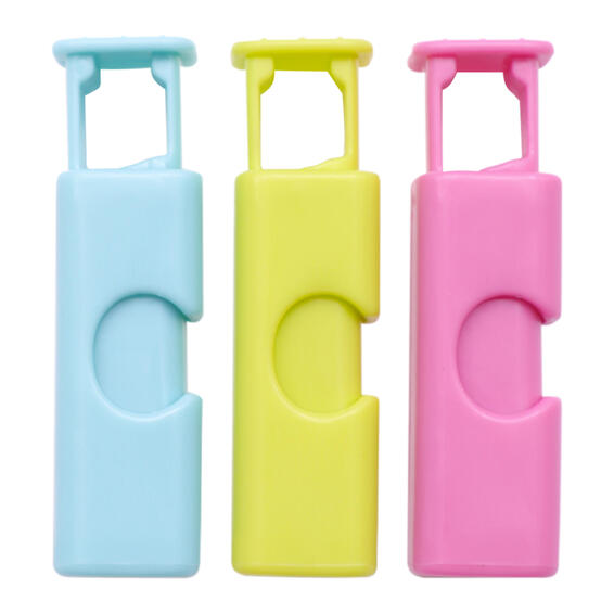 Regent kitchen bag sealing plastic clips 3pcs set, (62x17x17mm)